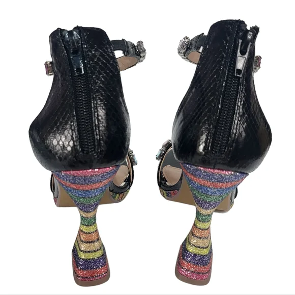 Betsey Johnson Emani High Heel Sandals Black - Picture 7 of 8